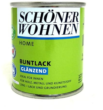 Schöner Wohnen Home Buntlack - Acryllack, glänzend, 6535 Salbeigrün, 125 ml