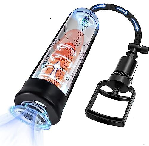 Manual Male Mastuabors Cup Adult Sex Toys Kits for Men, Penis Pump Vacuum Suction Cups Enlargement & Erection Massage Stimulator Machines Cock Enlarger Set Pocket Pussy Stroker for Men