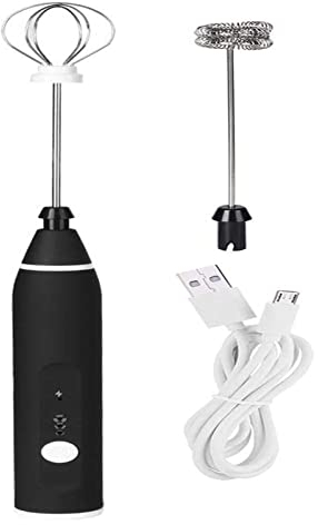GaRcan Frullino per Le Uova Elettrico Automatico, montalatte Elettrico per preparare Panna montata, Cottura Regolabile a 3 velocità per montalatte