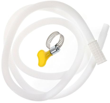 Uonlytech Tuyau De Vidange Extensible Pour Climatiseur 5 M Tube Souple Robuste Pour Extérieur Solaire Avec Collier De Serrage Pour Le Drainage De L'unité De Climatisation