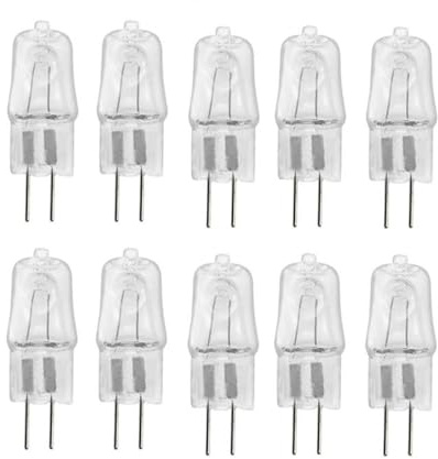 UGEFKMQ 10Pc Lampadina Alogena G4 220V 20W Dimmerabile Capsula Lampada Alogena G4 Bianca Calda Per Lampadari Di Cristallo, Plafoniere Per Stufe A Microonde 35W