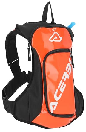 Acerbis Acqua Logo Mochila de hidratación 5 L Camelbag Moto Bicicleta Mochila (Naranja, Universal)
