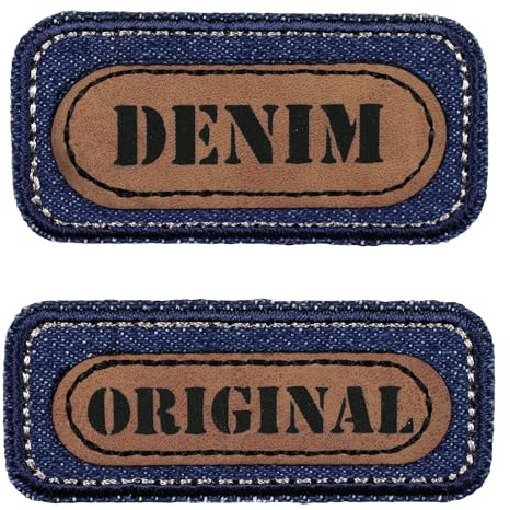 Prym 921495 Applikation Jeans DENIM, blau/braun