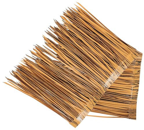 BESPORTBLE Tetto in Paglia Artificiale Decorazione Da Tetto in Paglia Sintetica Per Cortile Resistente Al Vento e Pioggia Facile Installazione Per Country e Fattoria