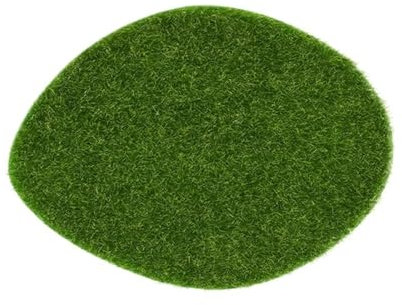 ZWCSHUU Tappetino in Erba Artificiale Tappeto Simulazione Prato erboso Scena di Paesaggio in Miniatura Decorazione Domestica Fai da Te Giardino Piante Verdi finte Sintetico Erba(2pcs 26 * 19cm)