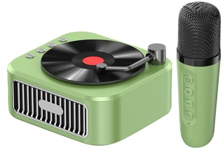 Uozonit Machine de karaoké sans fil | Petite machine de karaoké sans fil | Jouet chantant portable pour la maison