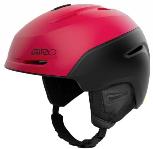 Giro Snow Neo MIPS Ski Helm Größe M | Skihelm Snowboard Helm Herren Damen, MIPS® Schutz, In-Mold Konstruktion, In Form Fit, Thermostat Control | Skihelm Wintersport Matte Red Fade (Rot-Verlauf)