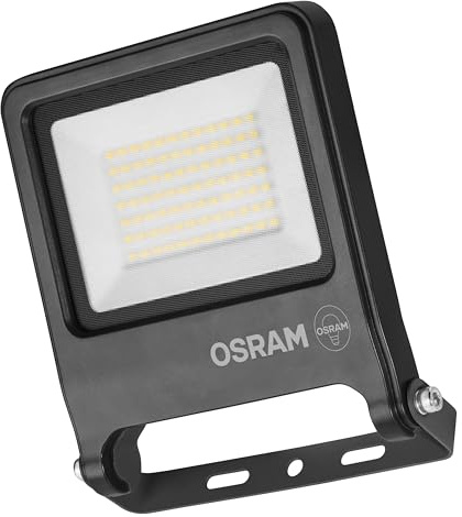 OSRAM Proyector LED ENDURA FLOOD PC 50W, blanco frío 4000K, 5000 lúmenes, IP65, para grandes superficies, aluminio reciclado, eficiencia 100 lm/W