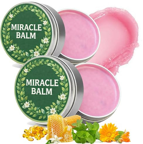 Miracle Herbal Balm 2-Pack – Fast-Absorbing Body Cream for Legs & Feet, Soothing Skincare for Joints & Muscles, Comforting Skincare Support, Natural Herbal Formula for Daily Comfort, 60g