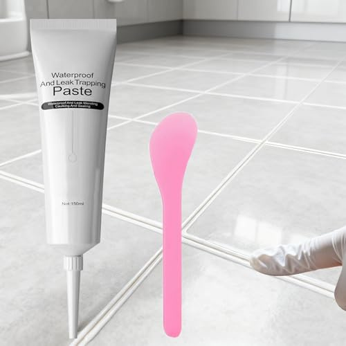 Tile Grout Repair, Bath Repair Kit White,Bathroom Grout Paint, Pen Cream, Reviver White For Bathrooms Kitchen Floor Tile, Grout Repair, Wall Lines