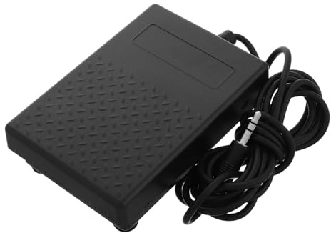 Supvox Sustain Pedal für Keyboards mit Universeller Kompatibilität und Verbessertem Sustain Effekt aus Kunststoff Inklusive Midi Verbindungskabel für Elektronische Instrumente