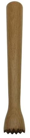 Voyoo Fermentation Masher Presse-purée traditionnel en bois pour pommes de terre, choucroute et plus encore