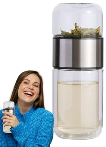 Infusor De Té De Vidrio Separación De Agua Y Té, Infusor Vidrio