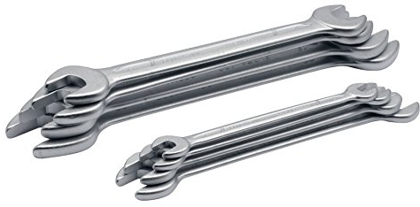 Elora Doppelmaulschlüssel-Satz DIN 3110, 8-teilig, 1/4-1,1/4 Zoll AF, 100S 8AF