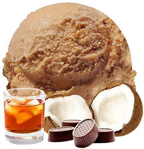 Kokos Rum Praline Geschmack 1 Kg Gino Gelati Eispulver Softeispulver für Ihre Eismaschine