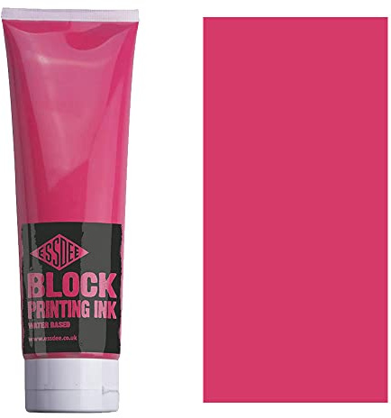 Essdee Block Printing Ink Fluorescent Pink