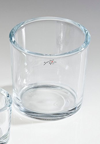 Sandra Rich Glasvase Heavy klar rund 14 cm Ø 14 cm