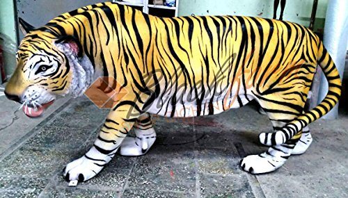 XXL Tiger LEBENSGROSS 175cm LÖWE Deluxe Gartendeko Gartendekoration~DEKO~Wow