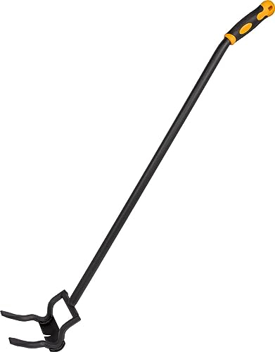 Roughneck Palettenheber 43“ (Länge 1100 mm, Brecheisen für Abbrucharbeiten + Paletten, großer Backenabstand speziell für Paletten, Nageleisen, pulverbeschichtet) 484140
