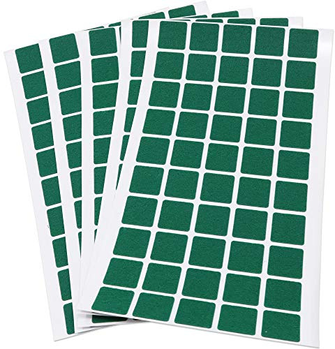 Adsamm FP-15-SA-GN-2020-50-5 FP-15-SA-GN-2020-50 250 x Felt Gliders, 20x20mm, Green