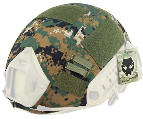 ATAIRSOFT Taktisch Airsoft Paintball Militär Jagd Helm Abdeckung Nylontuch für BJ/PJ/MH Schneller Helm (DW)