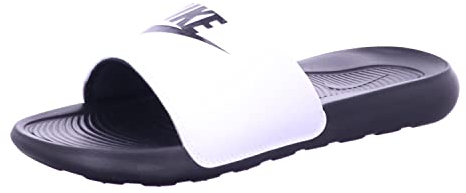 NIKE Men's Victori One Slide Loafer, Black/Black-White, 8 UK