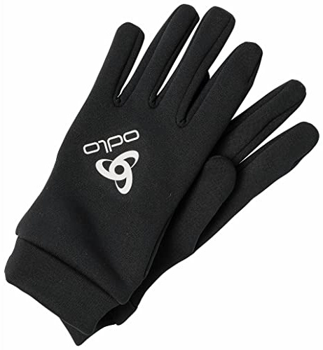 Odlo Unisex Guanti Stretchfleece Liner, Black, Xs