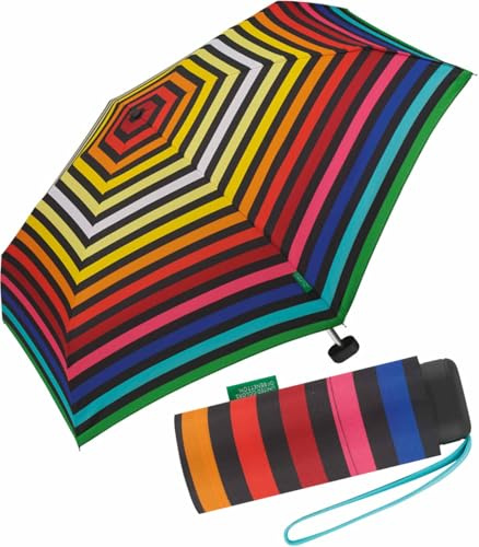 Benetton Regenschirm Multistripe Regenbogen