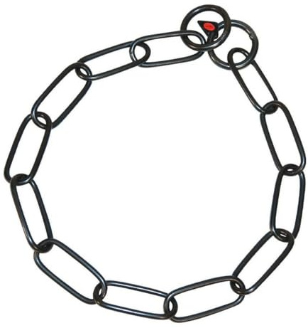 HS Sprenger Pets Zubehör Halskette Lange Glied - Edelstahl Schwarz