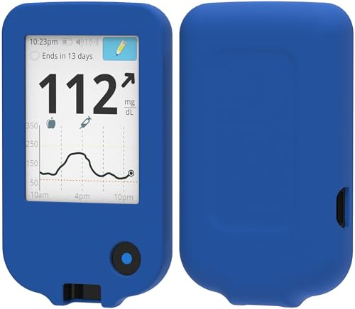 foto-kontor Funda Compatible con Abbott Freestyle Libre 3 Silicone Sleeve Azul