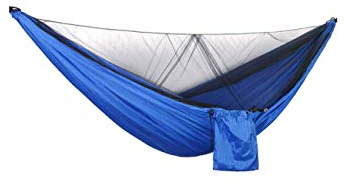 Hängematte, Reisehängematte, Hängemattenzelt, Outdoor-Hängematte, Tragfähigkeit beträgt 200 kg, Hängematte mit Moskitonetz für draußen, Camping, Rucksackreisen, Wandern, Trekking