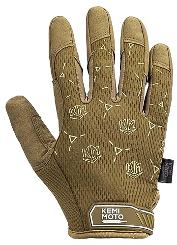 KEMIMOTO Taktische Handschuhe, Militär Einsatzhandschuhe mit Touchscreen, Tactical Gloves, Atmungsaktiv, Vollfinger, Outdoor Handschuhe für Bushcraft, Motorrad, Jagd und Security