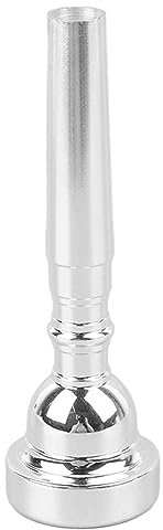 Embouchure de Trompette, Embout d'Instrument de Trompette Universel Facile à Jouer Lisse pour Instrument à Vent (Argent 7C)