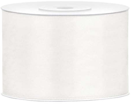 Satinband Auswahl aus 25 Farben und 6 Breiten 3mm 6mm 12mm 25mm 38mm 50mm Dekoband als Deko für Hochzeit, zum Basteln, als Geschenkverpackung