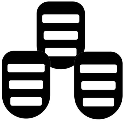 Generisch Einstecktuch Halter für Herren, 3 Stück Einstecktuch Schutz Festem Clip, perfekten Sitz Herren Accessoires Set, Accessoires für quadratische Herrenschals