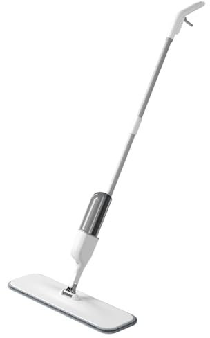 DISHENGZHEN Trapeador eléctrico inalámbrico, Limpiador de Pisos con rociador de Agua, Tanque de Agua extraíble de 350 ml, trapeador Giratorio Potente de 360 ​​​​° para Limpieza de Pisos