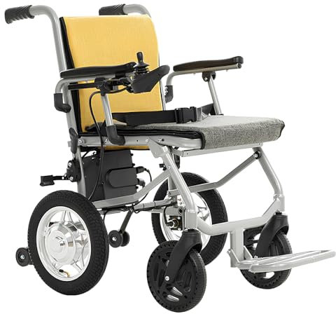 hixswnu Vèlement électrique Portable entièrement léger pour Les Personnes âgées, Le Fauteuil Roulant motorisé Prend en Charge jusqu'à 220 Livres, Conception Intelligente pour Une mobilité Facile