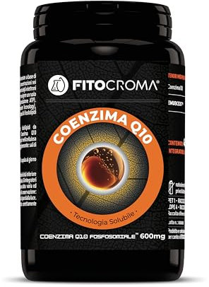 Coenzima Q10 (Fosfosomiale™) 600mg/2Cps - Ubiquinone - 120 capsule vegan con Tecnologia ultra-solubile alto assorbimento (Coq10 da fermentazione naturale puro 100%), Q10 coenzima, Q10 integratore