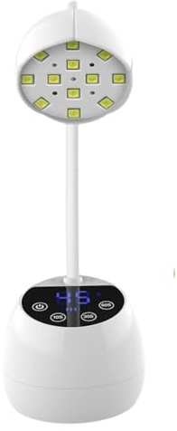 Steowsey Lampada UV LED senza fili 36W Mini UV Luce per Gel X Unghie Punte Asciugatrici Ricaricabili con & 4 Timer