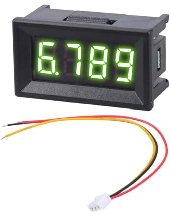 0-100V Voltages Measuring Tool Digital Voltmeter 3 Wire 4 Digit Tester Gauge Easy Installation Easy Install Voltage Monitor