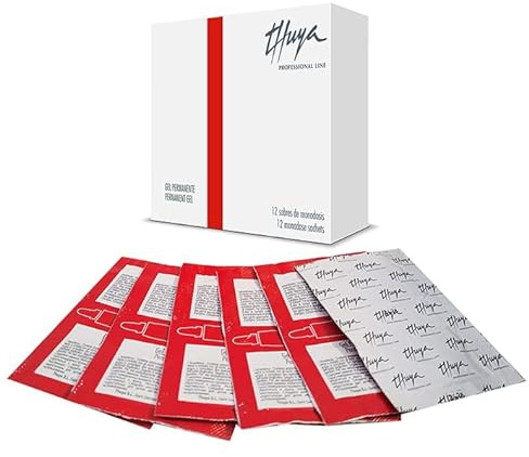 Thuya Gel permanent (12 sachets) pour lifting des cils et sourcils (1 pièce)