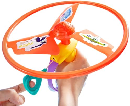 Xinhuju Juguetes de Disco voladores para niños, Juguetes de platillo para niños, Juguete de Disco Educativo, fácil de agarrar, Colorido Juguete para platillos