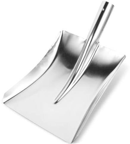 SUPVOX Pala da Neve in Metallo Resistente senza Manico per Pulizia Neve e Rifiuti, Utensile Domestico Durevole per Pulizie Invernali e Esterne