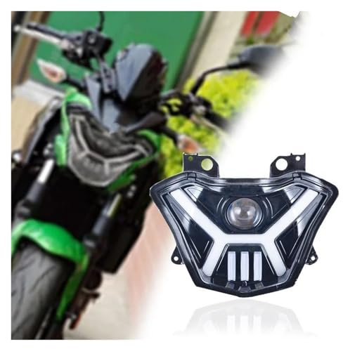 SPUFKGE Proyector Moto Faro LED De 12 V Para Para Z650 Z 650 ABS 2017 2018 2019 Para Versys X 300 ABS Para Versys-X 300 2017-2019 2020 2021 Resistente Al Agua Faros Delanteros