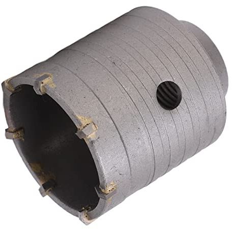 Yctze Alesatore per Trapano Cavo con a Tazza in Carburo da 60 Mm – Efficiente Strumento di Perforazione per Pietra e Calcestruzzo per Pareti Facile Installazione e
