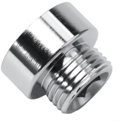 Advokingtap 3 Pack Shower Hose And Head Adaptor 3/4 Female To 1/2 Male for BSP Chrome Plated Brass Reducer For Bathroom Or Garden Use(1pc)