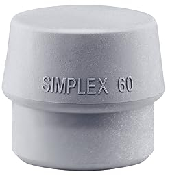 Halder 3203060 Impact Head for TPE-Mid Soft-Face Mallet, Multi-Colour, 60 mm