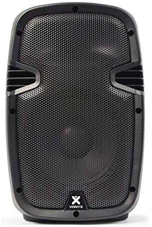 Vonyx SPJ800A 8-Inch Active PA Speakers - 200W Powered for Events, DJ, Karaoke - Compact Professional Clear Sound Quality