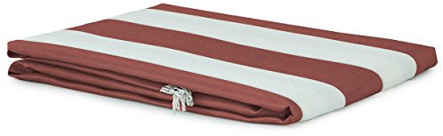 Tenda da sole con anelli 150x250 cm per esterno Righe art. Sophia M892 BORDEAUX