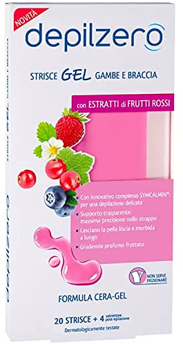 depilatory gel strips legs and arms - 20 strips
